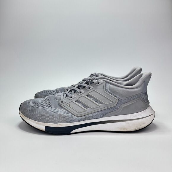 Adidas EQ21 Primegreen Gray Comfort Athletic Running Shoes Sneakers Men Size 12 main image 6